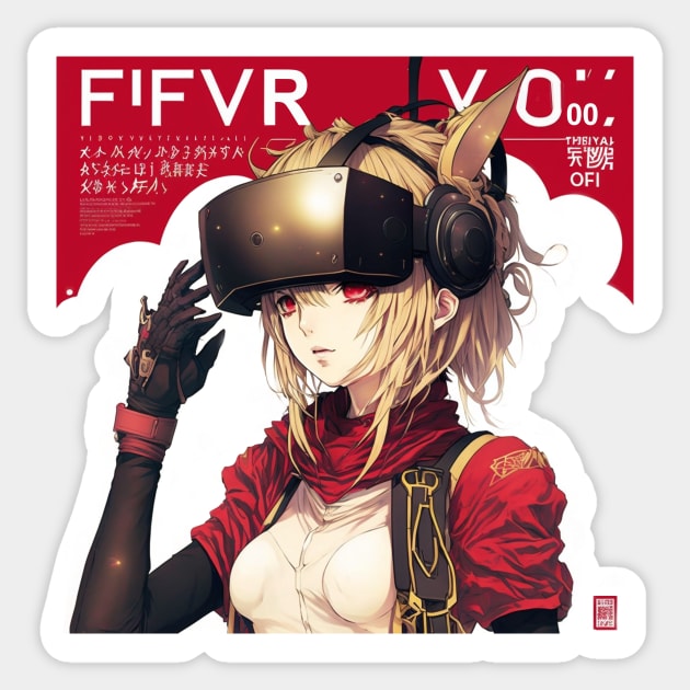 Final Fantasy Virtual Reality Type 0 Sticker by michaelkanouse